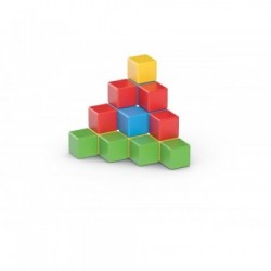Geomag MagiCube FullColor Recycled Try me giocattolo magnetico al neodimio 16 pz Multicolore