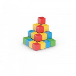 Geomag MagiCube Full Color Recycled Try me giocattolo magnetico al neodimio 24 pz Multicolore