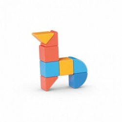 Geomag MagiCube 3 Shapes Recycled Animals