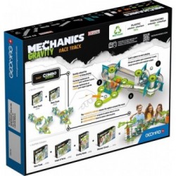 Geomag Mechanics Gravity RE Race Track giocattolo magnetico al neodimio 67 pz Verde, Argento