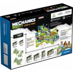 Geomag Mechanics Gravity RE Loops & Turns giocattolo magnetico al neodimio 130 pz Multicolore, Porpora, Argento