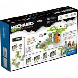 Geomag Mechanics Gravity RE Elev Circuit giocattolo magnetico al neodimio 207 pz Multicolore