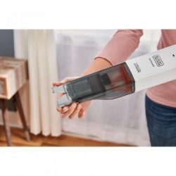 Black & Decker HLVC315B11 aspirapolvere senza filo Bianco Senza sacchetto