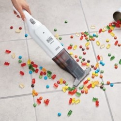 Black & Decker HLVC315B11 aspirapolvere senza filo Bianco Senza sacchetto