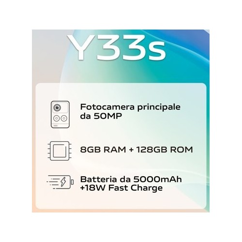 VIVO Y33s 16,7 cm (6.58") Doppia SIM Android 11...
