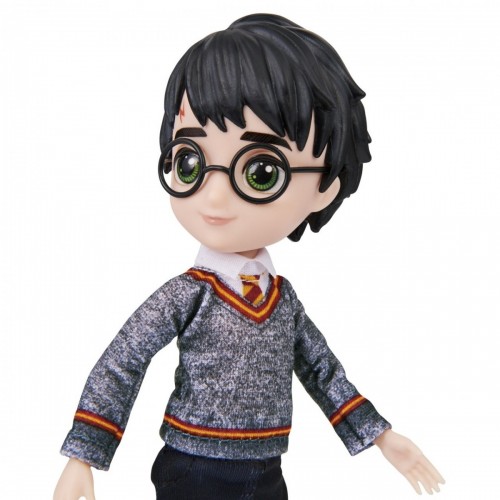 con bacchetta e divisa di Hogwarts bambola articolata Harry Potter 20cm dai 5 anni in su Wizarding World 