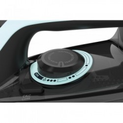 Imetec 9027 Onda F1 - Ferro da Stiro, Piastra ad Onde Scorrevole, 2400 W, Tripla Protezione Anticalcare