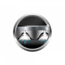 Imetec 9027 Onda F1 - Ferro da Stiro, Piastra ad Onde Scorrevole, 2400 W, Tripla Protezione Anticalcare