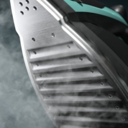 Imetec 9028 Onda P1 - Sistema Stirante, Generatore di Vapore, Piastra a Onde Scorrevole, 2400W, Colpo Vapore 300 gr