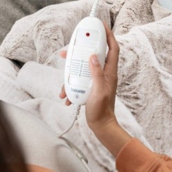 Beurer HD 75 Cosy Nordic - Termocoperta in Morbida Pelliccia Sintetica, 6 Temperature