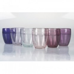 Villa D'Este Home Tivoli 'Acapulco Provence', Set 6 bicchieri acqua 300 ml, Toni del Viola