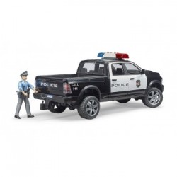 Bruder 02505 - Pickup Polizia RAM 2500 con Poliziotto