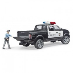 Bruder 02505 - Pickup Polizia RAM 2500 con Poliziotto
