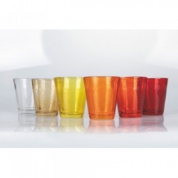 Villa D'Este Home Tivoli 'Cancun Sunset', Set 6 bicchieri acqua 330 ml