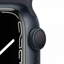 Apple Watch Series 7 GPS, 41mm Cassa in Alluminio Mezzanotte con Cinturino Sport Mezzanotte