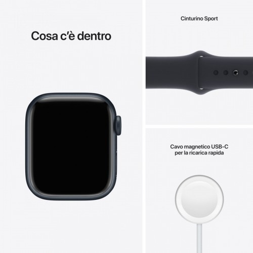 Apple Watch Series 7 GPS, 41mm Cassa in...