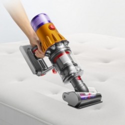 Dyson V12 Slim Absolute - Scopa Elettrica Leggera, 150AW, Fino a 60 min, 9 Accessori, Spazzola con Luce Integrata