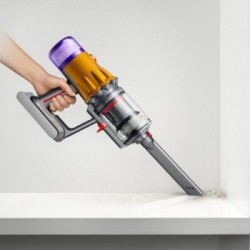 Dyson V12 Slim Absolute - Scopa Elettrica Leggera, 150AW, Fino a 60 min, 9 Accessori, Spazzola con Luce Integrata