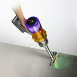 Dyson V12 Slim Absolute - Scopa Elettrica Leggera, 150AW, Fino a 60 min, 9 Accessori, Spazzola con Luce Integrata
