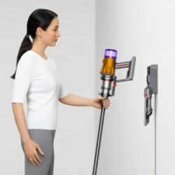 Dyson V12 Slim Absolute - Scopa Elettrica Leggera, 150AW, Fino a 60 min, 9 Accessori, Spazzola con Luce Integrata