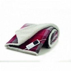 Imetec 16715 coperta/cuscino elettrico Coperta elettrica 150 W Multicolore Velluto