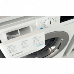 Indesit BWE 91285X WS IT - Lavatrice a Caricamento Frontale, 9 Kg, 1200 Giri/min, Bianco, Classe B 