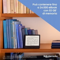 Rakuten Kobo Libra 2 lettore e-book Touch screen 32 GB Wi-Fi Bianco