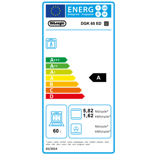 DeLonghi DGK 65 ED - Cucina a Gas, 4...