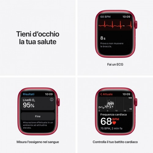 Apple Watch Series 7 GPS, 45mm (PRODUCT)RED...