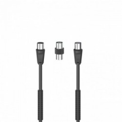 Hama 7205306 cavo coassiale 3 m Nero