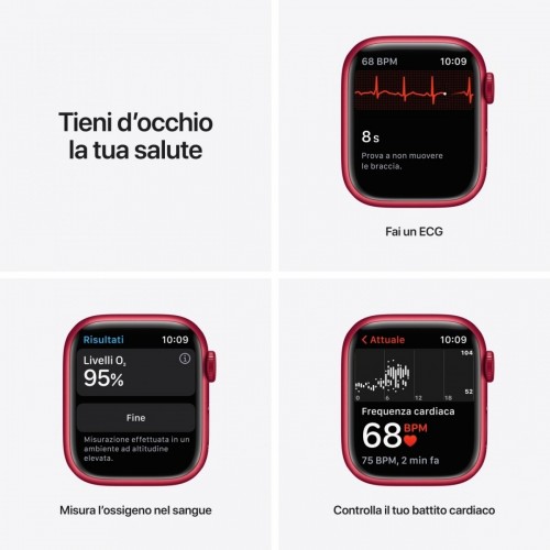 Apple Watch Series 7 GPS, 41mm (PRODUCT)RED...