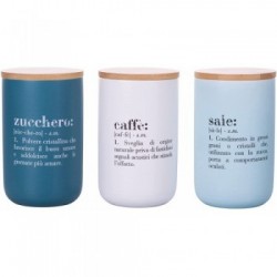 Villa D'Este Home Tivoli 'Victionary Shades', Set 3 barattoli 750 ml