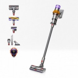 Dyson V15 Detect Absolute - Scopa Elettrica Ricaricabile, Spazzole Laser Slim Fluffy e High Torque, Elevata Filtrazione