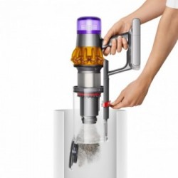 Dyson V15 Detect Absolute - Scopa Elettrica Ricaricabile, Spazzole Laser Slim Fluffy e High Torque, Elevata Filtrazione
