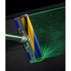Dyson V15 Detect Absolute - Scopa Elettrica Ricaricabile, Spazzole Laser Slim Fluffy e High Torque, Elevata Filtrazione