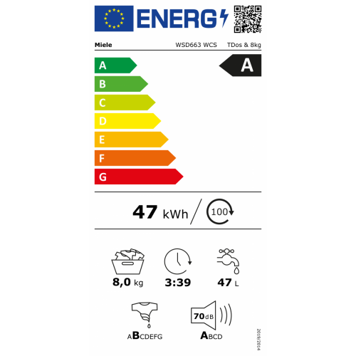 Miele WSD 663 WCS I LW - Lavatrice TwinDos a...