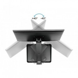 Multibrackets 9998 supporto da tavolo per Tv a schermo piatto 81,3 cm (32") Libera installazione Nero