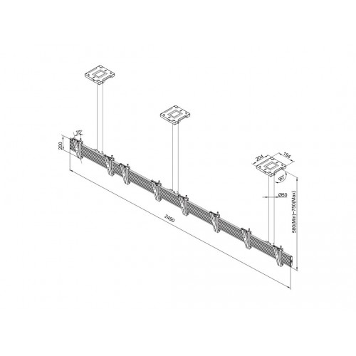 Multibrackets 5679 Supporto per display...