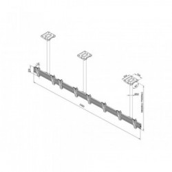 Multibrackets 5679 Supporto per display espositivi 106,7 cm (42") Nero