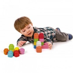 Clementoni 17134 - Baby Clemmy Sacca 48 Mattoncini