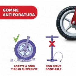 Chicco 17161 - Bicicletta Senza Pedali, Bike per l'Equilibrio con Manubrio e Sellino Regolabili