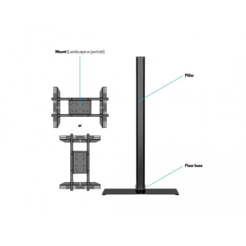 Multibrackets 2425 Supporto per display...