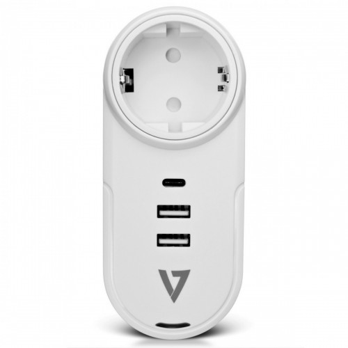 V7 1 presa rotante da viaggio con scaricatore...