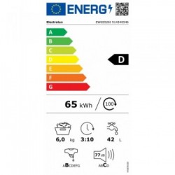 Electrolux EW6S526I - Lavatrice a Carica Frontale, 6 Kg, 1151 Giri, Classe D 