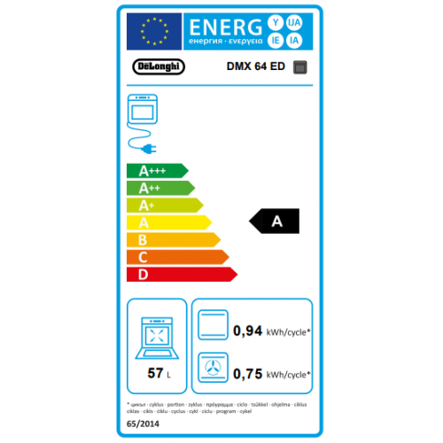 De Longhi DMX64 ED - Cucina a Gas, 4 Fornelli,...