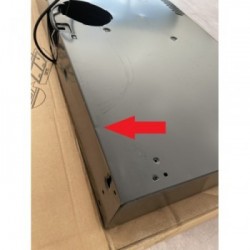 - OUTLET - Elica KREA GFA BL/F/90 - Cappa Filtrante ad Incasso, Nero, 90 cm, D