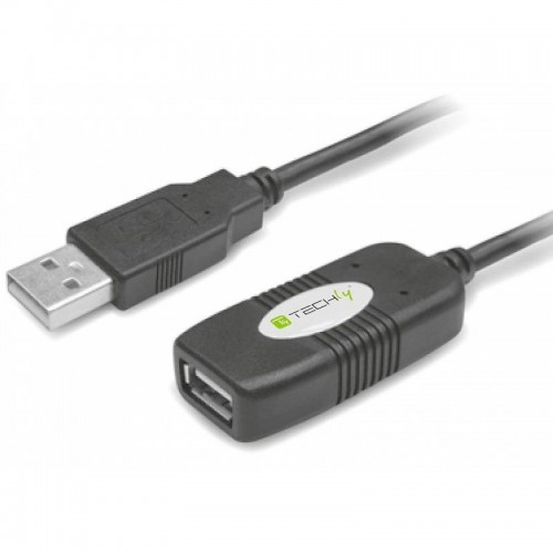 Techly Cavo Prolunga Attivo USB2.0 Hi-Speed 10m...