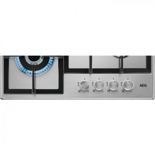 Aeg HGB64400SM - Piano cottura, 4 fuochi, Inox