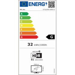 HP X27q 68,6 cm (27") 2560 x 1440 Pixel Quad HD Nero