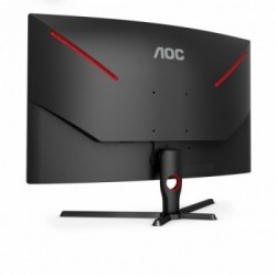 AOC C32G3AE/BK Monitor PC 80 cm (31.5") 1920 x 1080 Pixel Full HD LED Nero, Rosso